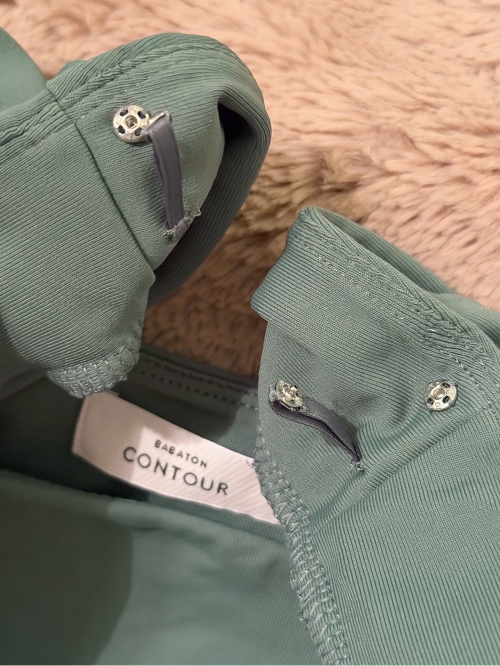 Babaton Green Square-Neck Crop Top - Picture 9 of 9